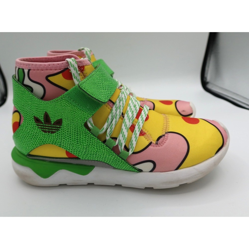 Adidas x Jeremy Scott JS Tubular Colorful High Top Sneakers Mens 6 / Women 8
